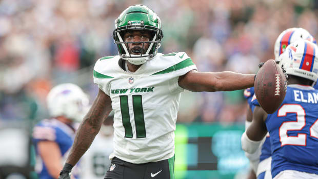 Former New York Jets and current Detroit Lions WR Denzel Mims